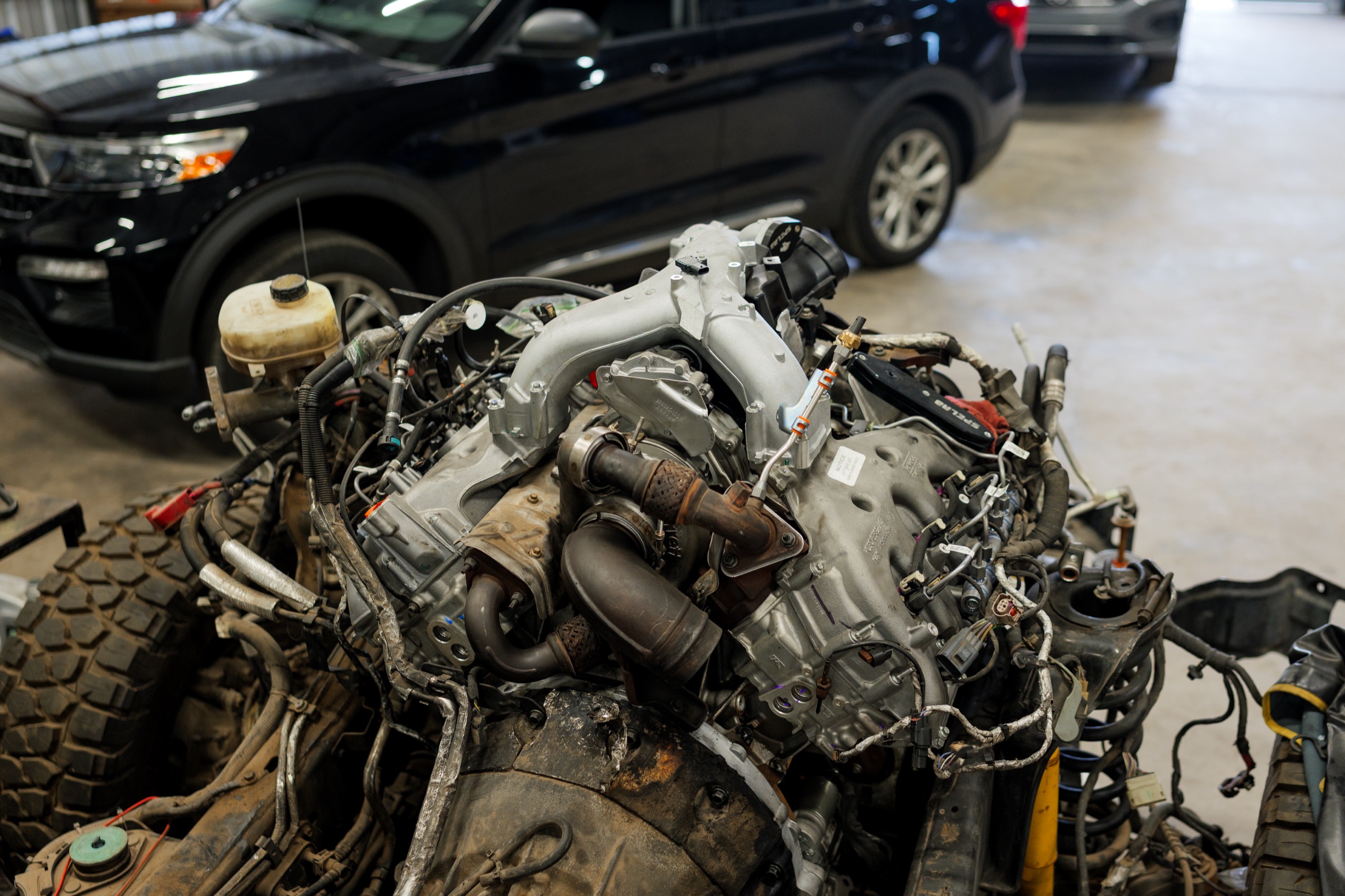 Diesel fuel system component on the bench at TES in Phoenix